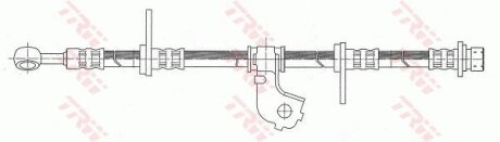 - Гальмівний шланг TRW PHD317