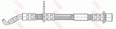 - Гальмівний шланг TRW PHD433