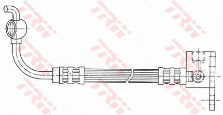 - Гальмівний шланг TRW PHD648