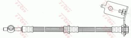 - Гальмівний шланг TRW PHD959