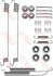 - Комплект для монтажу колодок до барабанів TRW SFK275 (фото 1)