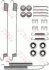 Монтажний набір гальмівної колодки (AKEBONO) NISSAN CABSTAR, PATROL III/1, PATROL III/2 2.5D-3.3D 11.79-11.95 TRW SFK275 (фото 1)