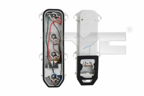 Скло заднього ліхтаря TYC 11-0231-WP-2