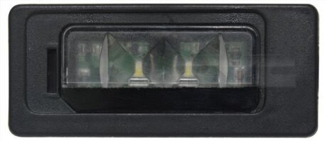 Підсвітка номерного знаку (LED) SEAT ALHAMBRA 7N, TOLEDO IV KG3 SKODA FABIA III, OCTAVIA III, RAPID, SUPERB III, YETI VW CADDY IV, GOLF SPORTSVAN, GOLF V PLUS, GOLF VII, JETTA IV, PASSAT B7 12.04- TYC 15-0389-00-9