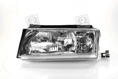 Фара ліва з моторчиком Skoda Octavia (00-) H3/H4 з ПТФ TYC 20-6232-05-2B