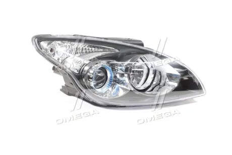 Фара передняя hn i-30 2007-2010 black w/cover rh electric w/o motor TYC 20C277052B