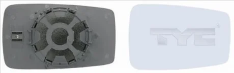 Скло дзеркала заднього виду TYC 302-0001-1