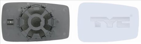 Скло дзеркала заднього виду TYC 302-0002-1