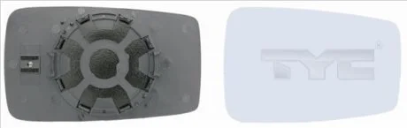 Скло дзеркала заднього виду TYC 302-0002-1