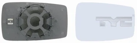 Скло дзеркала заднього виду TYC 302-0004-1