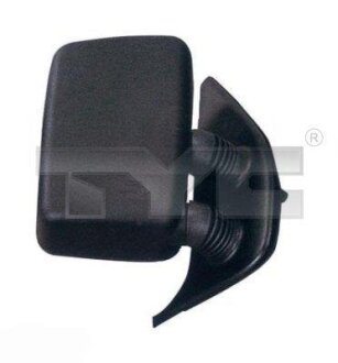 Бокове дзеркало лів (ручне, опукле, short arm) CITROEN JUMPER, FIAT DUCATO, PEUGEOT BOXER 02.94-04.02 TYC 305-0026