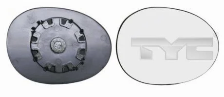 Скло дзеркала заднього виду TYC 305-0116-1