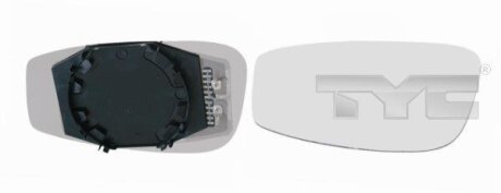Скло дзеркала заднього виду TYC 309-0054-1
