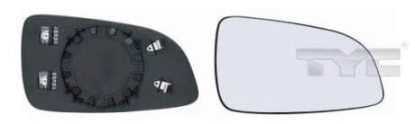 Скло дзеркала заднього виду TYC 325-0060-1