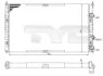 РАДІАТОР ОХОЛОДЖЕННЯ VW POLO/CADDY 95- 1.4/1.6/1.9D 11.95-01.04 TYC 737-0057 (фото 1)
