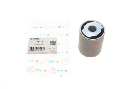 Сайлентблок рессоры (задней/передний) Fiat Doblo 01- (пасажир) UC-EL 31443