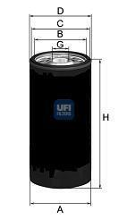 Фiльтр оливний Iveco (СПЕЦВИКУП) UFI 23.178.00