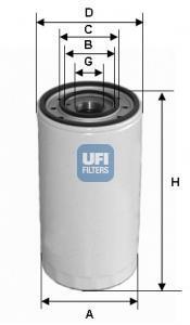 Фільтр оливний Iveco (СПЕЦВИКУП) UFI 23.305.00