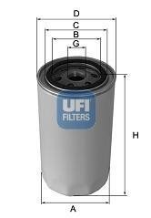 Оливний фільтр UFI 23.591.00