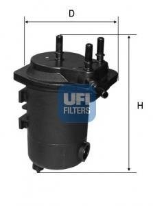 Фильтр топливный UFI 24.050.00