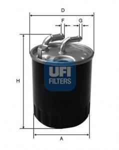 Фильтр топливный MB W204/W212/X164/W164/SPRINTER 08- CDI UFI 24.077.00