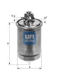 Топливний фильтр UFI 24.426.00
