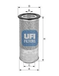 Повітряний фільтр UFI 27.618.00