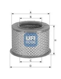 Фільтр повітряний ford fiesta 91-96 (СПЕЦВИКУП) UFI 27.747.00
