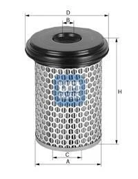 Фільтр повітряний IVECO D=277-10 d=227-126.5 h=305 (mm) (СПЕЦВИКУП) UFI 27.891.00