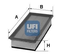 Фильтр воздушный PSA C5/EXPERT/JUMPY 07- 1.6HDI UFI 30.233.00