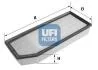 Повітряний фільтр UFI 3065700 (фото 1)