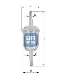Паливний фільтр UFI 31.015.00