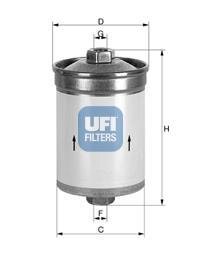Паливний фільтр (Топливный фильтр) UFI 31.506.00