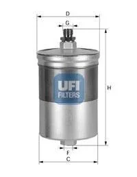 Топливный фильтр UFI 31.563.00