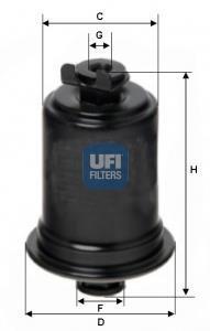 Фiльтр паливний Mitsubishi Sigma (СПЕЦВИКУП) UFI 31.605.00