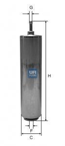 Паливний фільтр (Топливный фильтр) UFI 31.852.00