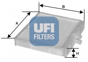 Фiльтр салону (СПЕЦВИКУП) UFI 53.106.00