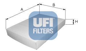 Фiльтр салону (СПЕЦВИКУП) UFI 53.109.00