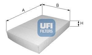 Фiльтр салону UFI 5332600