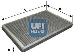 Фільтр, повітря у салоні UFI 54.247.00