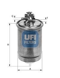 Фильтр топливный UFI 55.427.00
