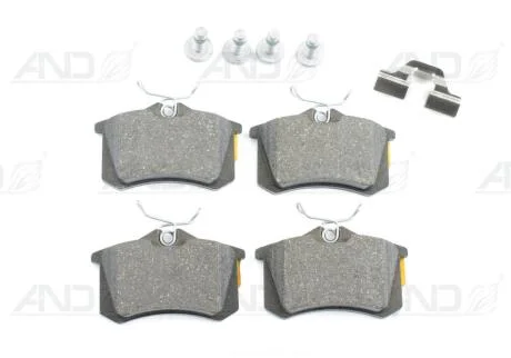 Колодки гальмівні дискові задні, комплект VAG JZW698451A