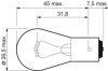 Лампа накаливания (в картоне)-P21W X10 ESSENTIAL Valeo 032201 (фото 2)