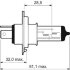 Лампа накаливания (в картоне)-H4 +50% LIGHT Valeo 032511 (фото 2)
