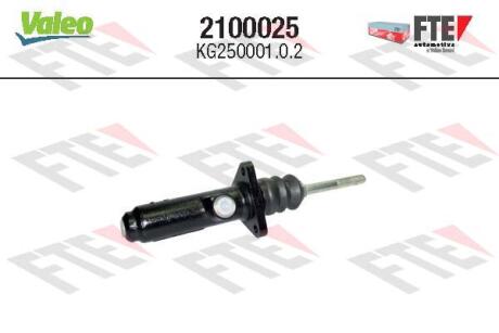 Головний циліндр зчеплення Valeo 2100025