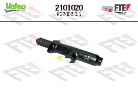 Головний циліндр зчеплення Valeo 2101020
