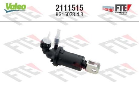 Головний циліндр зчеплення Valeo 2111515