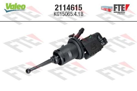 Головний циліндр зчеплення (15,6/16мм) AUDI A3, TT SEAT ALTEA, ALTEA XL, LEON, TOLEDO III SKODA OCTAVIA II, OCTAVIA III, SUPERB II, YETI VW BEETLE, CADDY ALLTRACK IV 1.0-3.6 02.03- Valeo 2114615