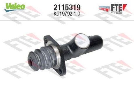 Головний циліндр зчеплення Valeo 2115319