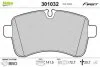 Комплект гальмівних накладок, дискове гальмо Valeo 301032 (фото 1)